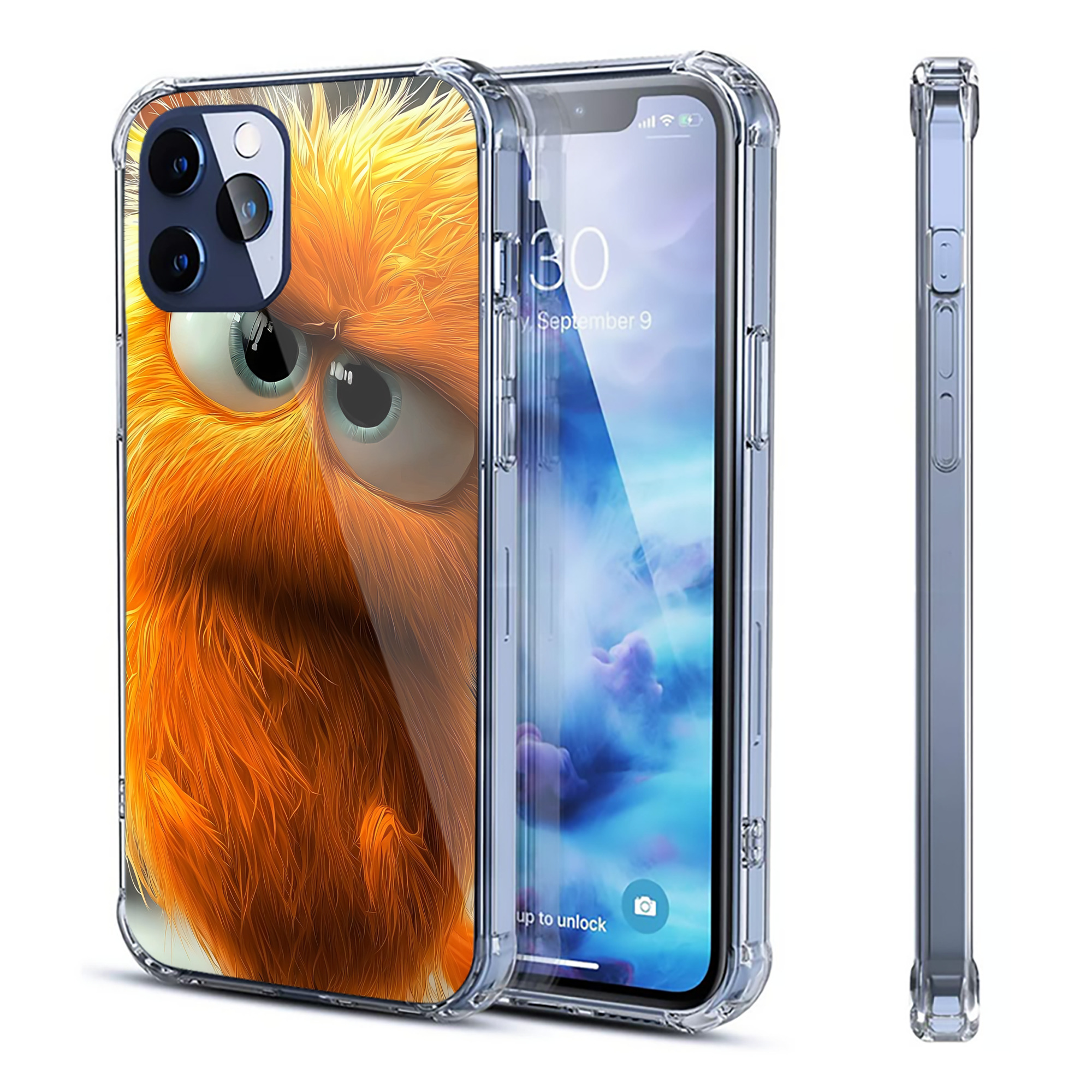 （画像用） Angry Birds アングリーバード 【iPhone 12シリーズ対応】透明スマホケース（クリアソフトケース）